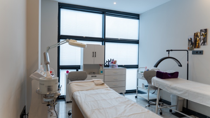 Another view of the Feyiz Beauty treatment room and equipment
